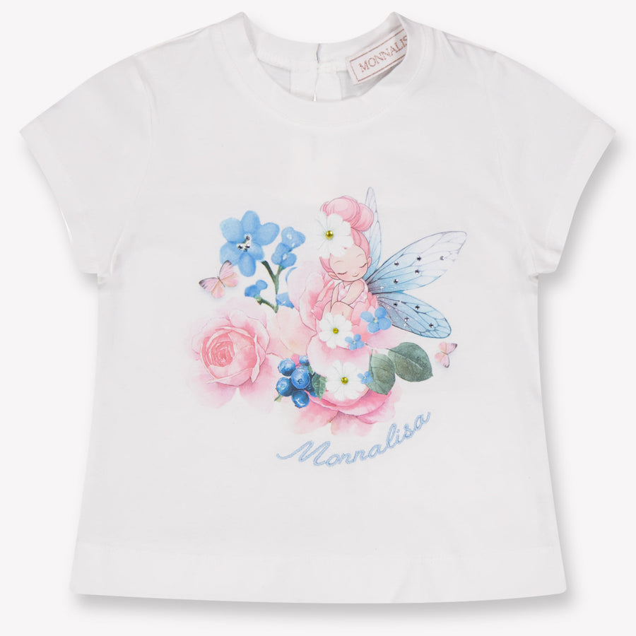 MonnaLisa Baby Girls T-Shirt in White