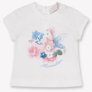 MonnaLisa Baby Girls T-Shirt In White
