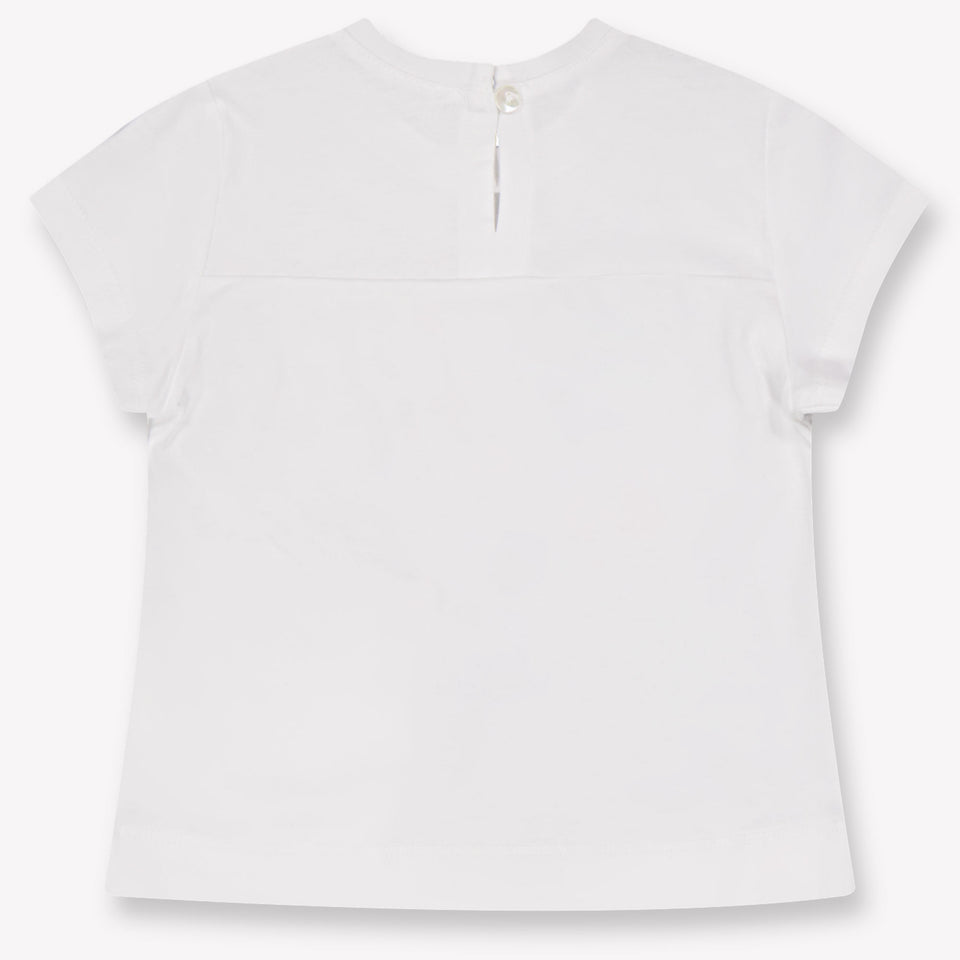 MonnaLisa Baby Girls T-Shirt In White