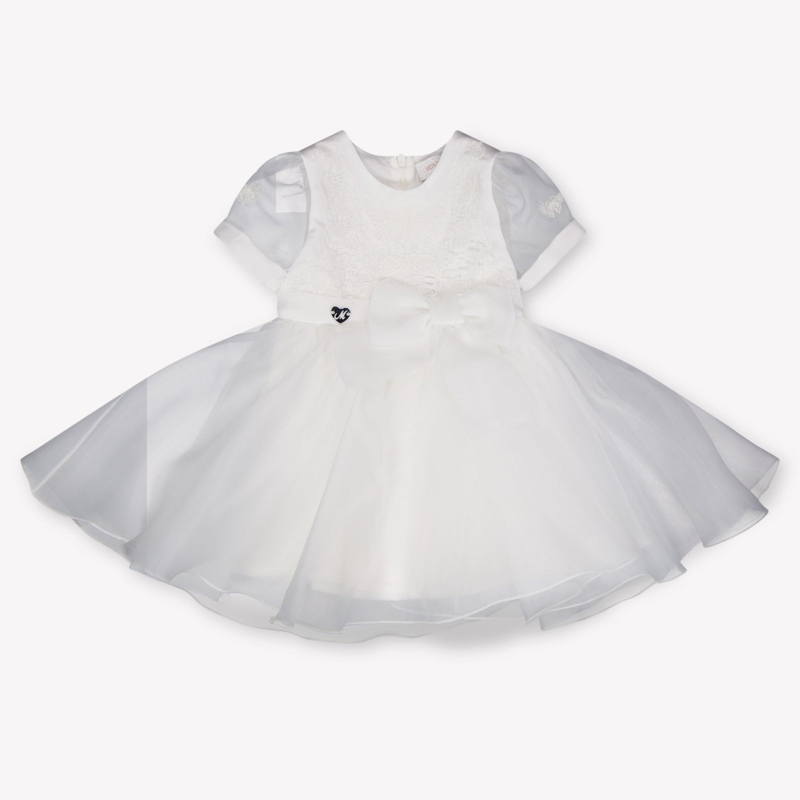 MonnaLisa Baby Girls Dress In White