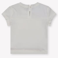 MonnaLisa Baby Girls T-Shirt In OffWhite