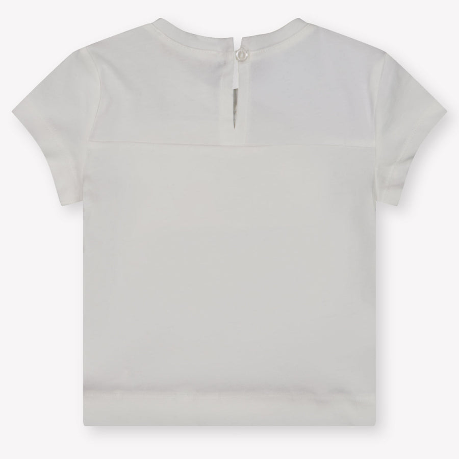 MonnaLisa Baby Girls T-Shirt In OffWhite