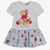 MonnaLisa Baby Meisjes Jurk In Wit