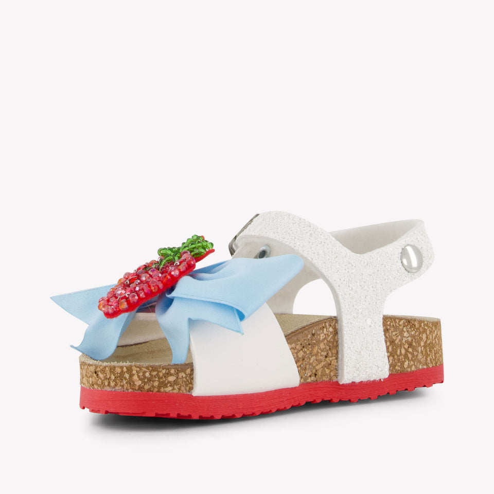 MonnaLisa Girls Sandals In Light Blue