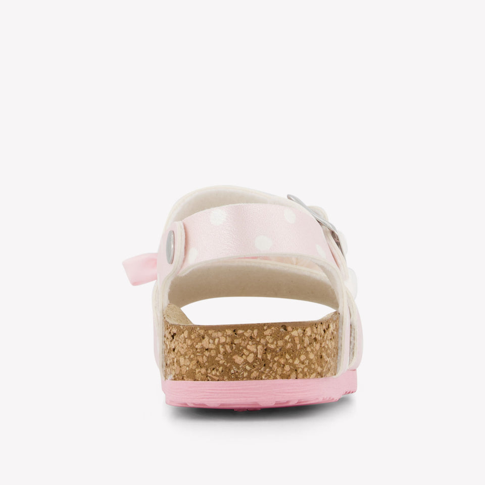 MonnaLisa Girls Sandals In Light Pink