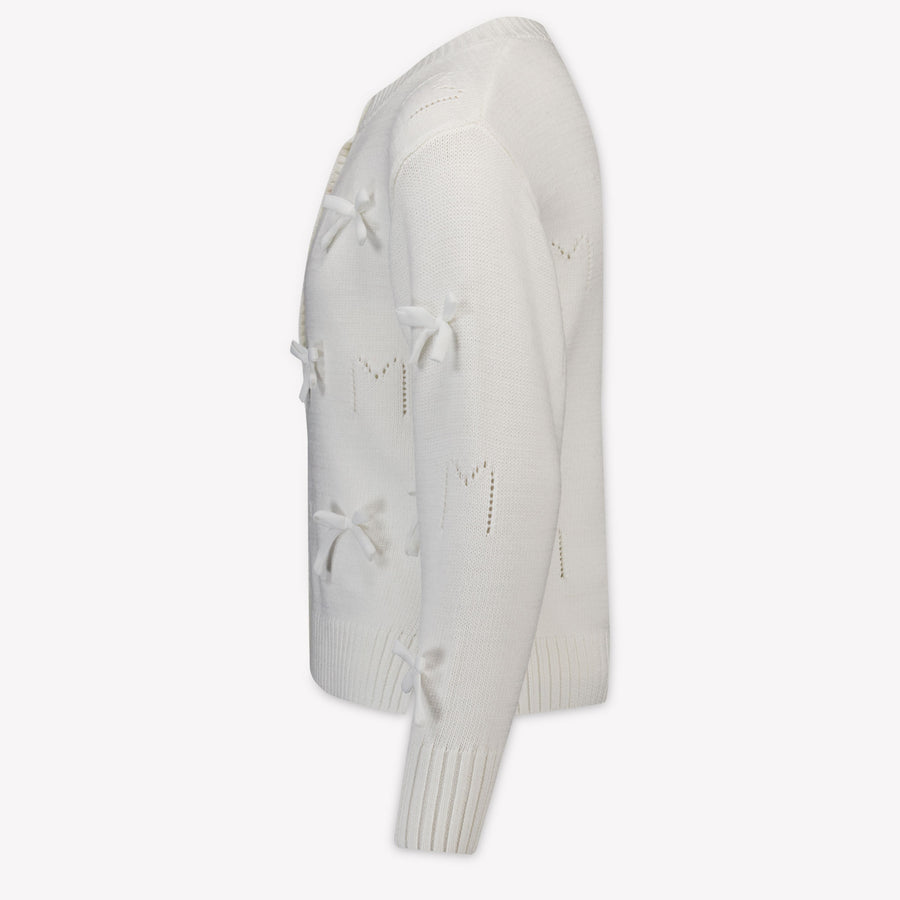 MonnaLisa Kids Girls Cardigan In OffWhite