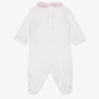 MonnaLisa Baby Girls Playsuit In OffWhite