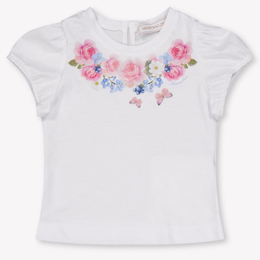 MonnaLisa Baby Girls T-Shirt in White