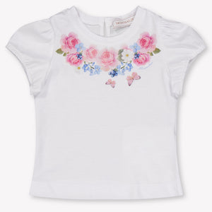 MonnaLisa Baby Girls T-Shirt In White