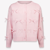 MonnaLisa Kids Girls Cardigan In Light Pink