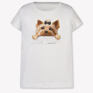 MonnaLisa Kids Girls T-Shirt In White