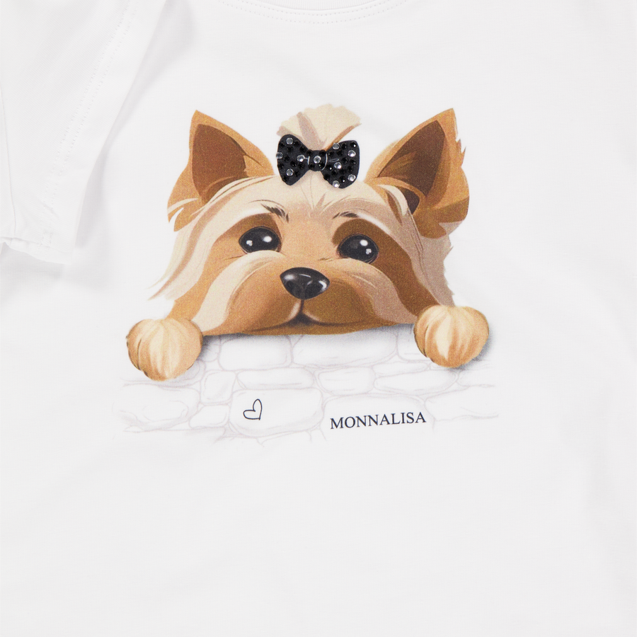 MonnaLisa Kids Girls T-Shirt In White