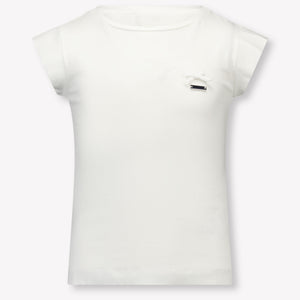 MonnaLisa Kids Girls T-Shirt In OffWhite