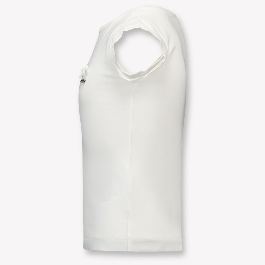 MonnaLisa Kids Girls T-Shirt In OffWhite
