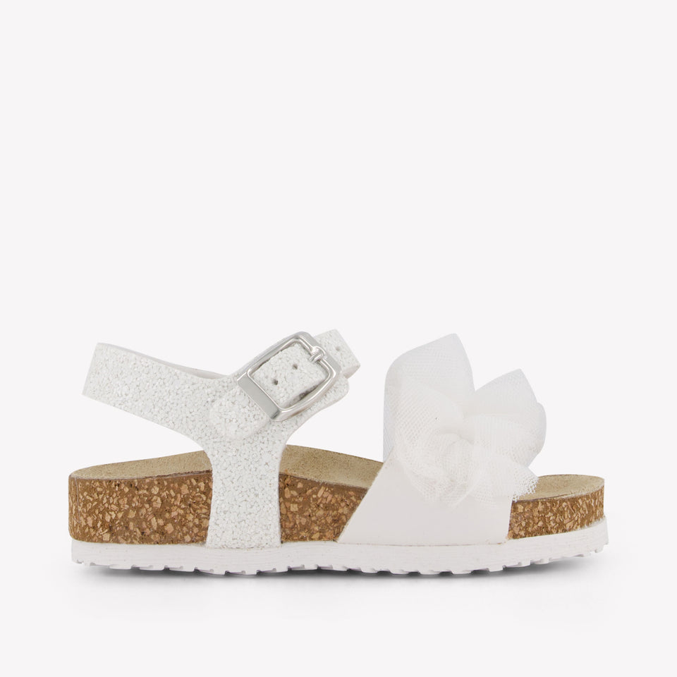 MonnaLisa Meisjes Sandalen In Wit