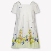 MonnaLisa Kinder Meisjes Jurk In Wit