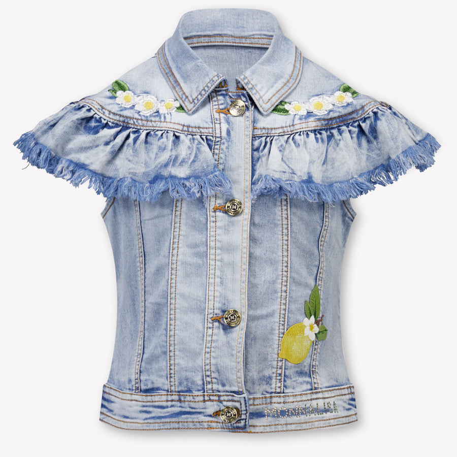 MonnaLisa Kids Girls Jackets In Jeans
