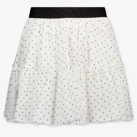 MonnaLisa Kids Girls Skirt In White