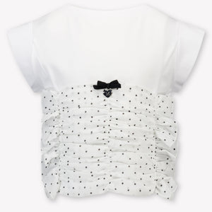 MonnaLisa Kinder Meisjes T-Shirt In Wit