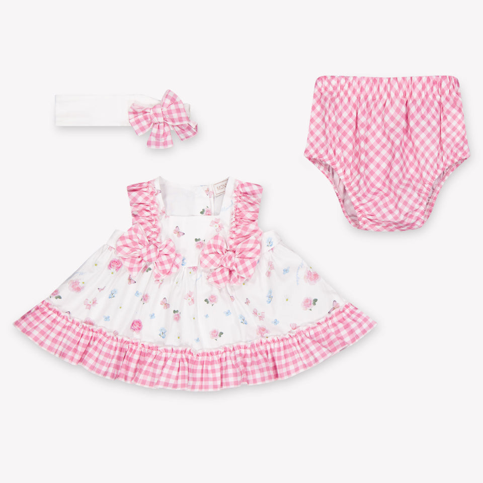 MonnaLisa Baby Girls Set In Light Pink