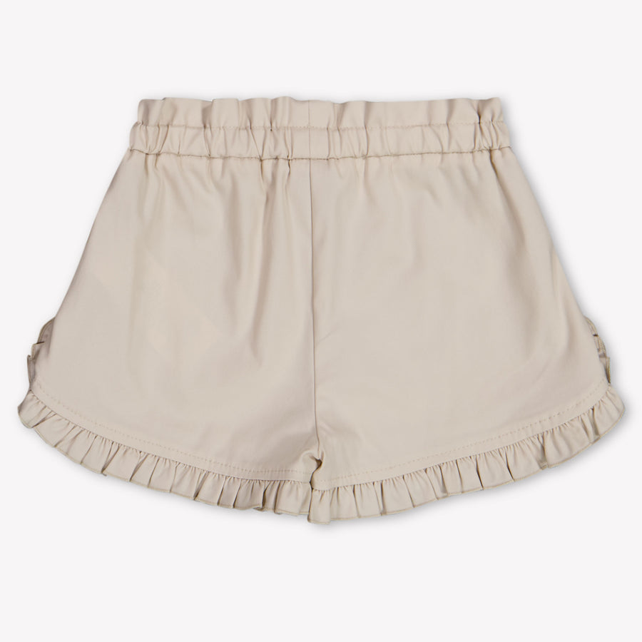 MonnaLisa Baby Girls Shorts In Beige