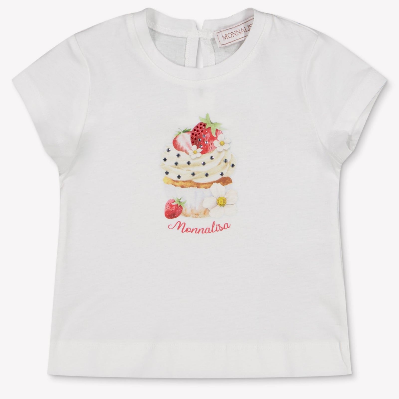 MonnaLisa Baby Girls T-Shirt In White