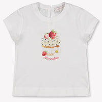MonnaLisa Baby Girls T-Shirt In White
