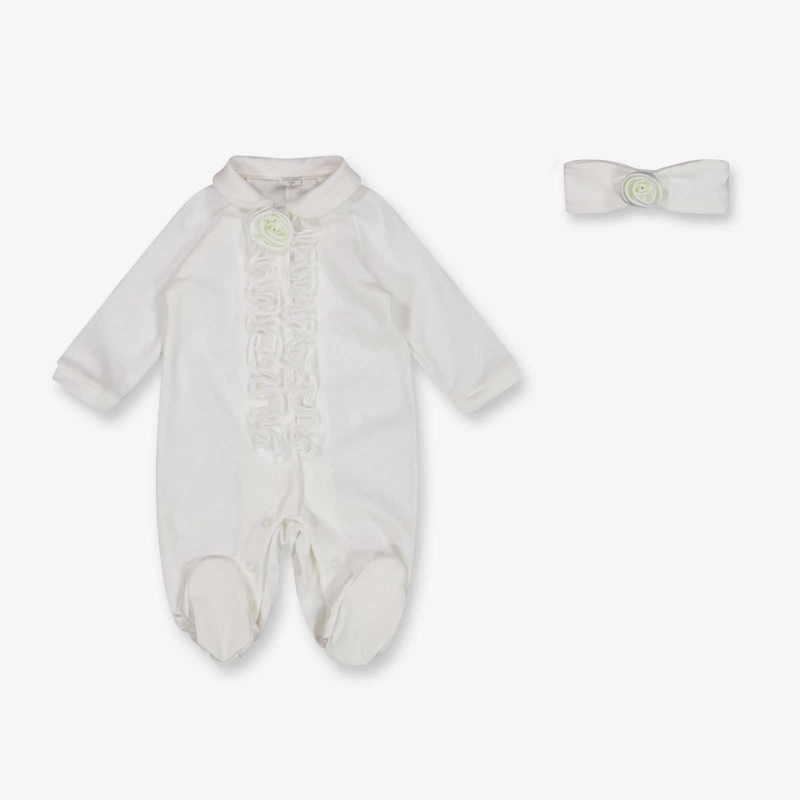 MonnaLisa Baby Meisjes Boxpakje In Wit