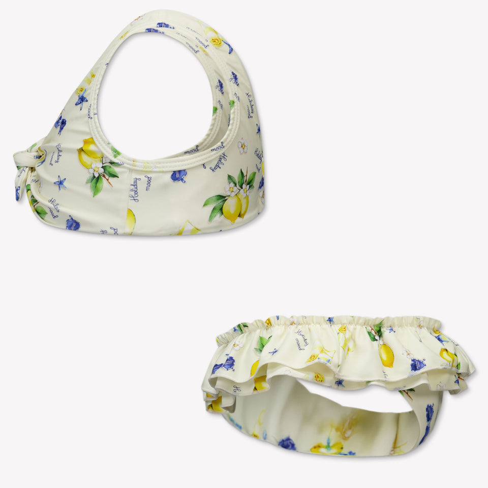 MonnaLisa Kids Girls Swimwear In Yellow