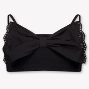 MonnaLisa Kinder Meisjes T-Shirt In Zwart