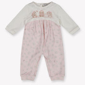 MonnaLisa Baby Girls Playsuit In Light Pink