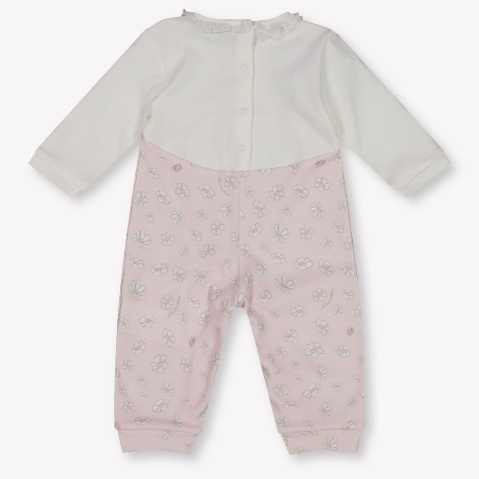 MonnaLisa Baby Girls Playsuit In Light Pink