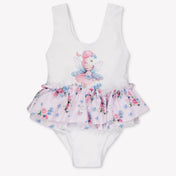 MonnaLisa Baby Girls Swimwear In White