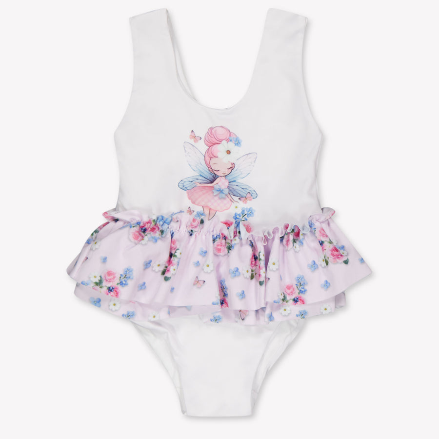 MonnaLisa Baby Girls Swimwear in White