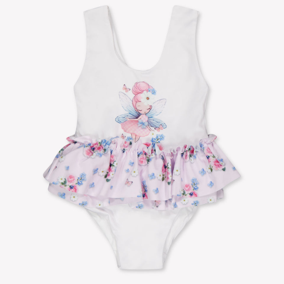 MonnaLisa Baby Girls Swimwear In White
