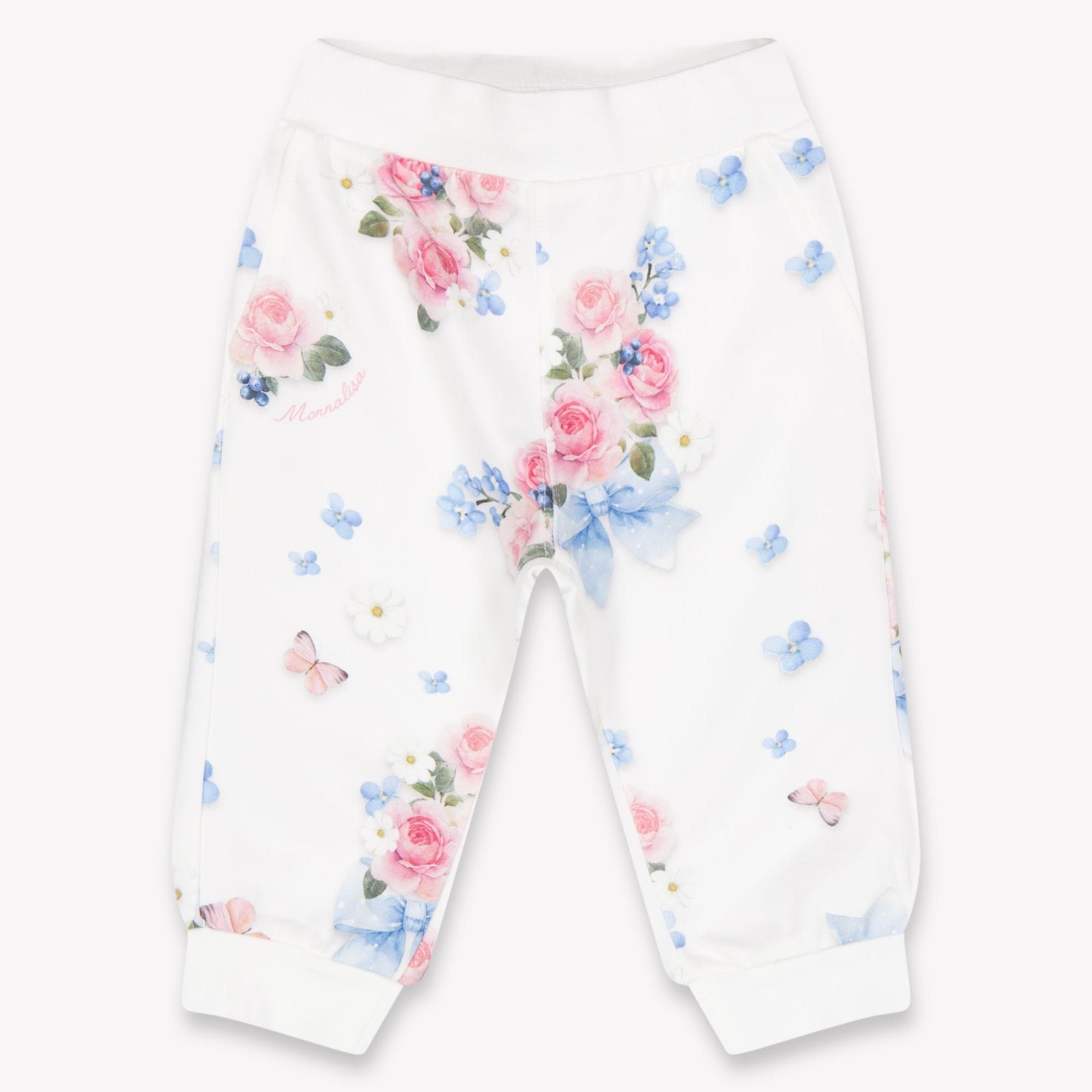 MonnaLisa Baby Meisjes Joggingpak In Wit