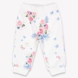 MonnaLisa Baby Girls Jogging suit In White