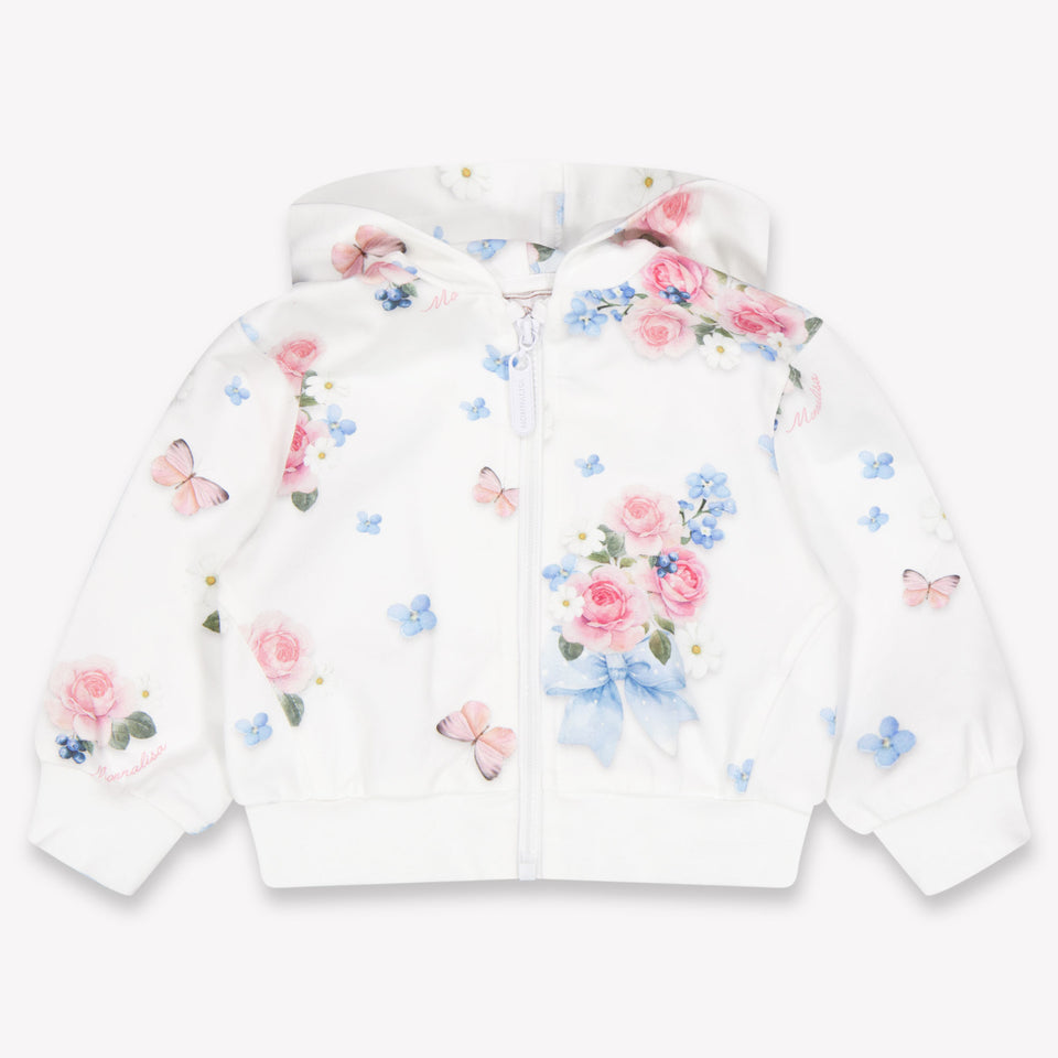 MonnaLisa Baby Girls Jogging suit In White