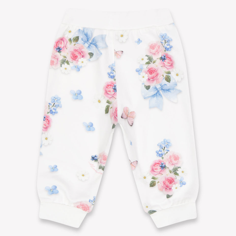 MonnaLisa Baby Girls Jogging suit In White