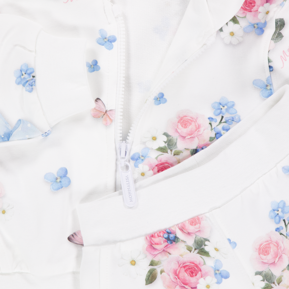 MonnaLisa Baby Girls Jogging suit In White