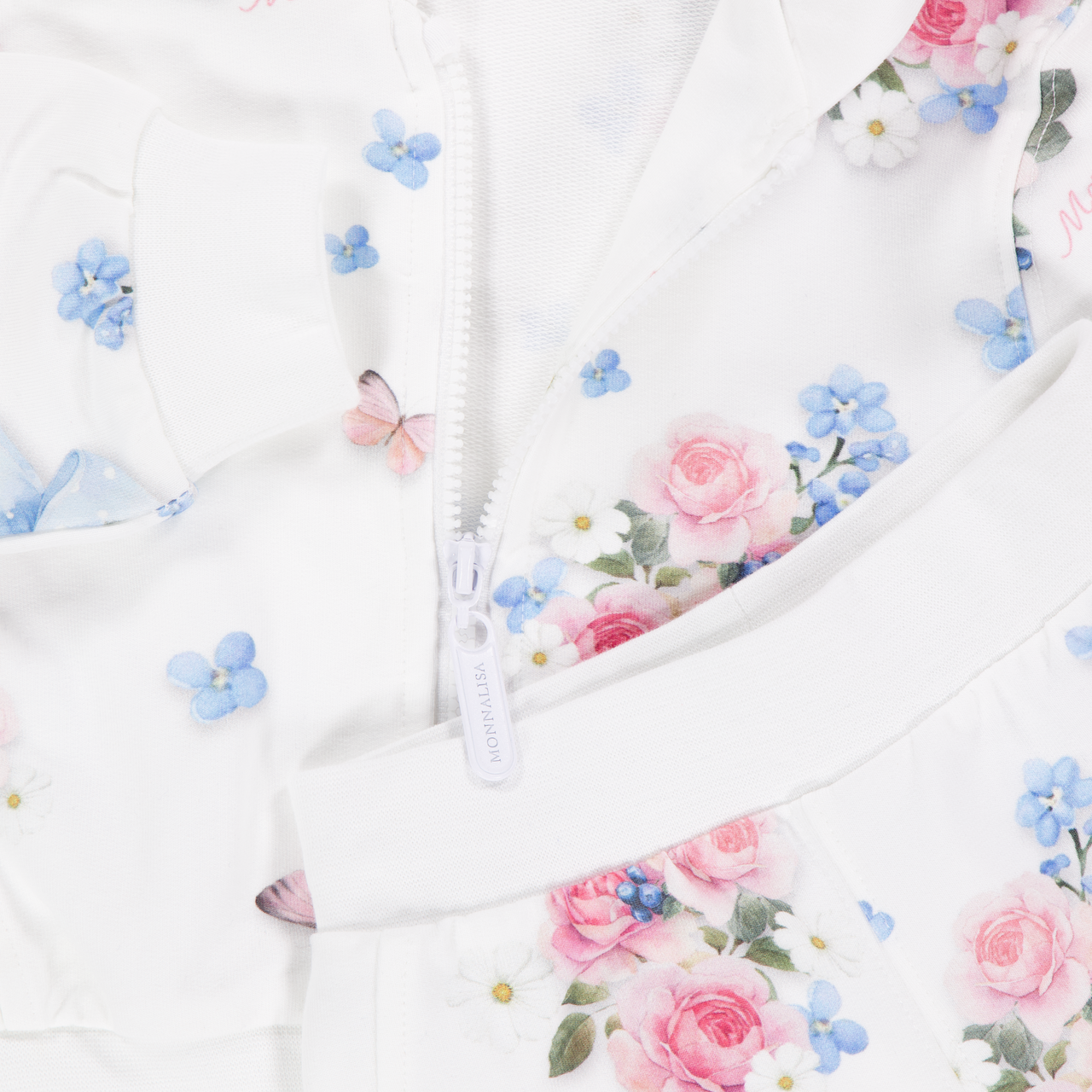 MonnaLisa Baby Girls Jogging suit In White
