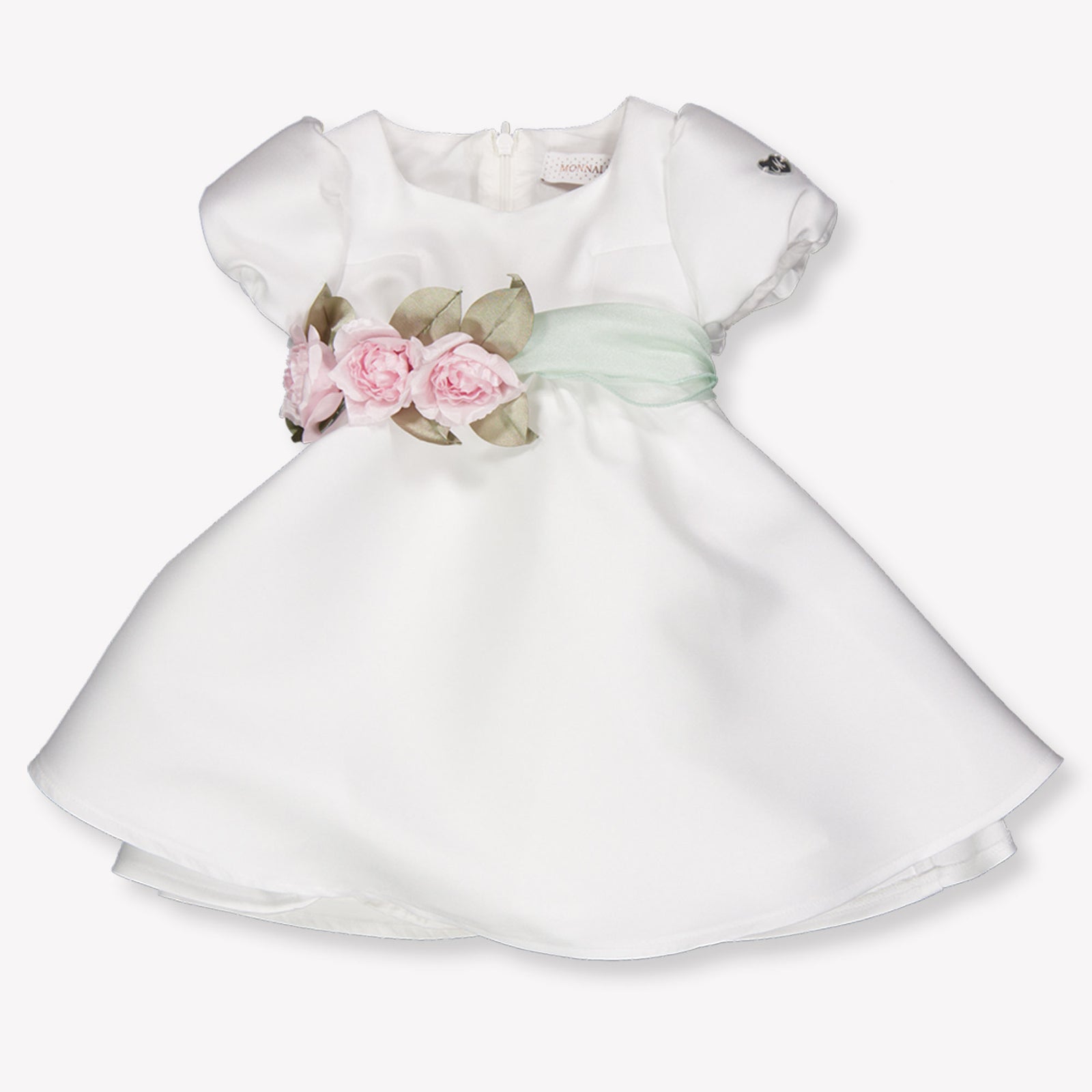 MonnaLisa Baby Meisjes Jurk In Wit