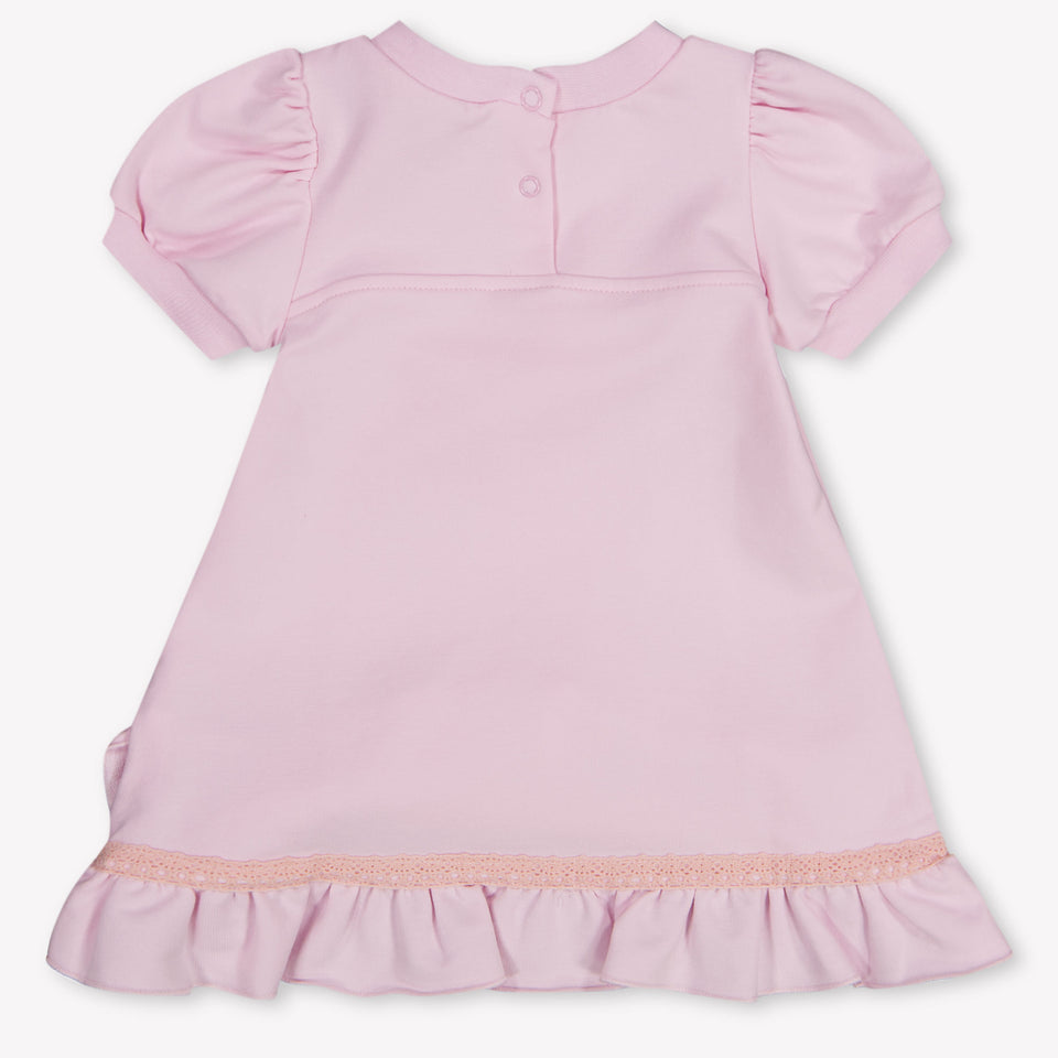 MonnaLisa Baby Girls Dress In Light Pink