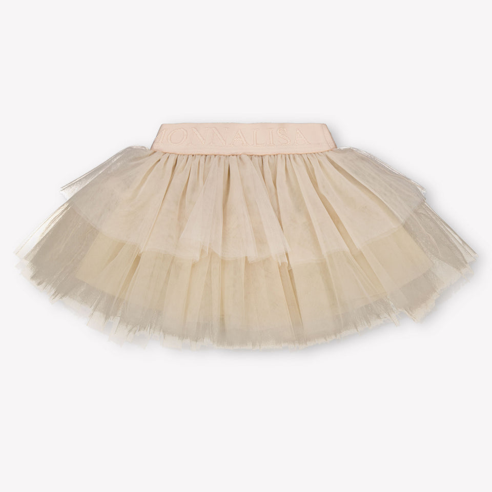 MonnaLisa Baby Girls Skirt In Beige