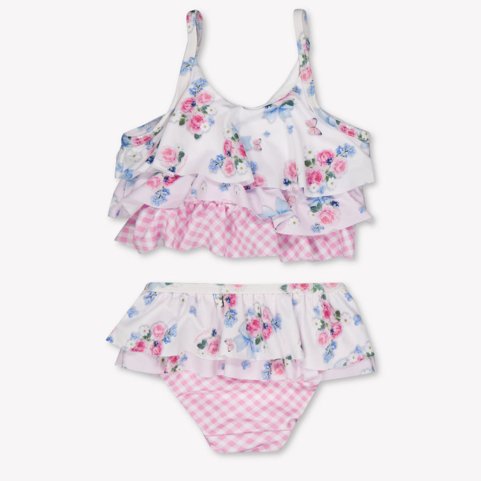MonnaLisa Baby Girls Swimwear In White