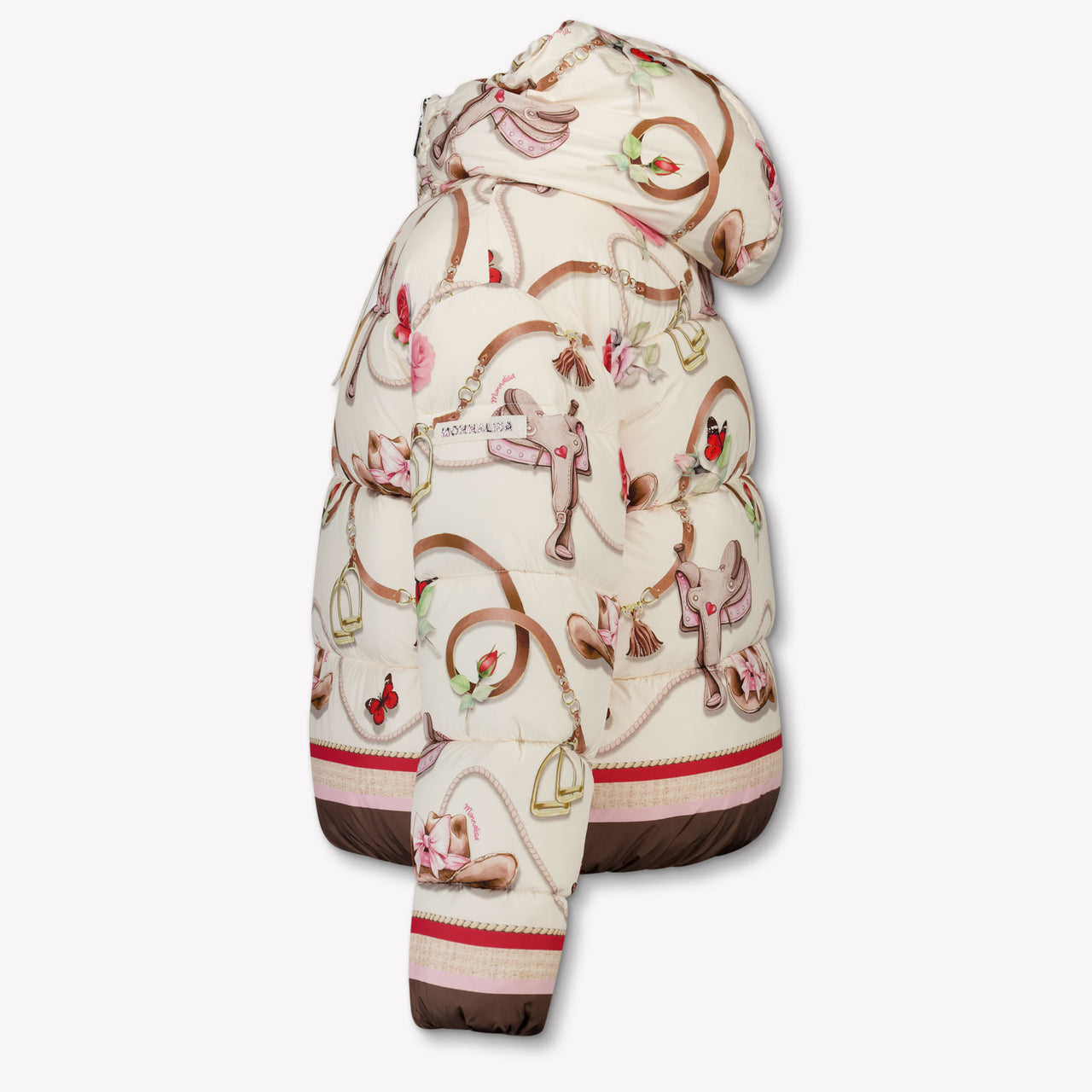 MonnaLisa Girls Winter Jacket in Ecru