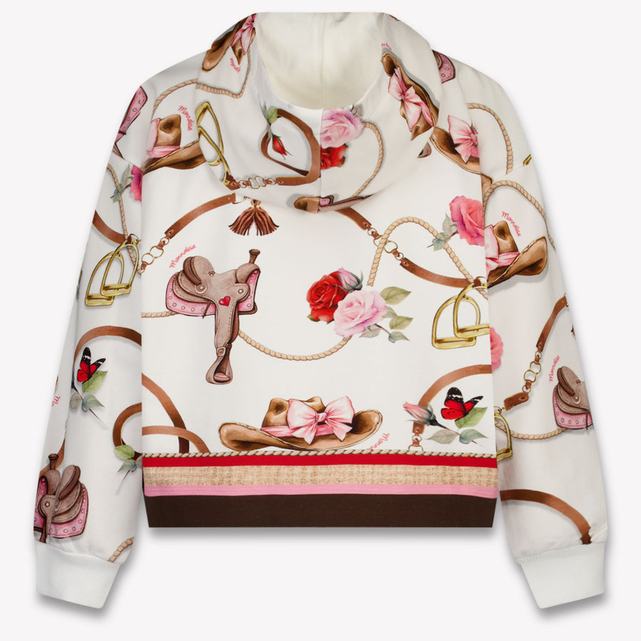 MonnaLisa Kinder Meisjes Vest In Off White