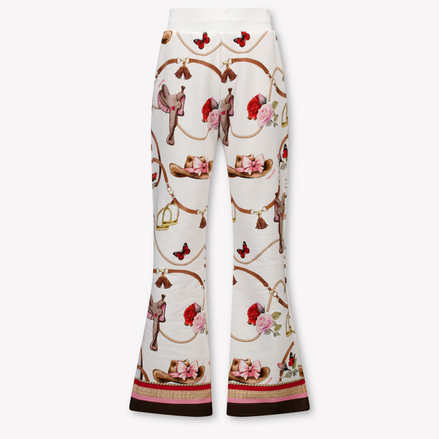 MonnaLisa Kinder Meisjes Broek In Off White