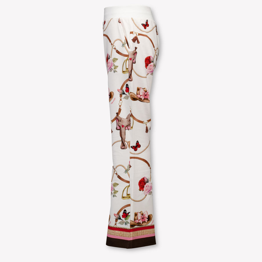 MonnaLisa Kids Girls Pants In OffWhite