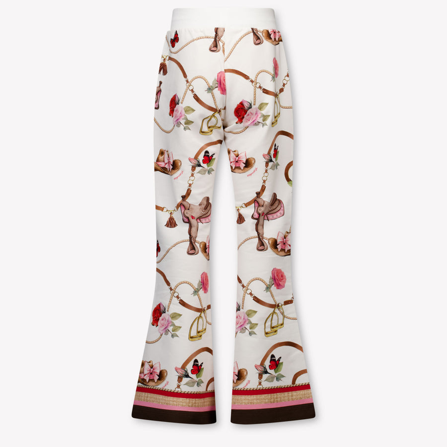 MonnaLisa Kids Girls Pants In OffWhite